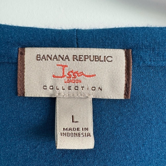 Banana Republic Issa London Blue Wrap Dress - Picture 4 of 5